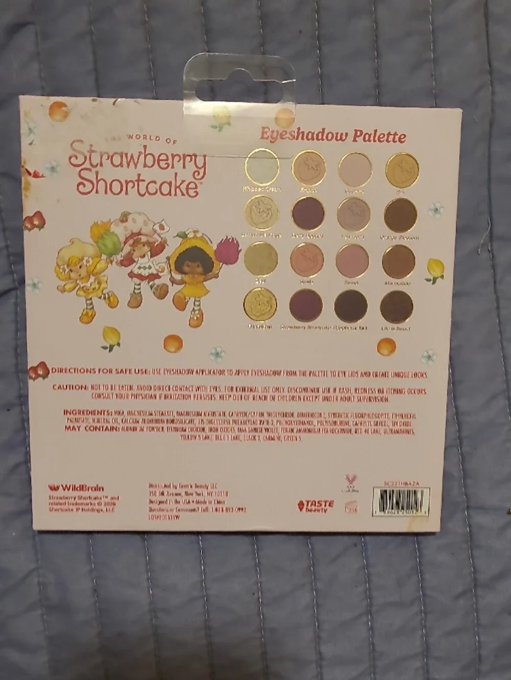 Strawberry Shortcake Yellow Eyeshadow Palette